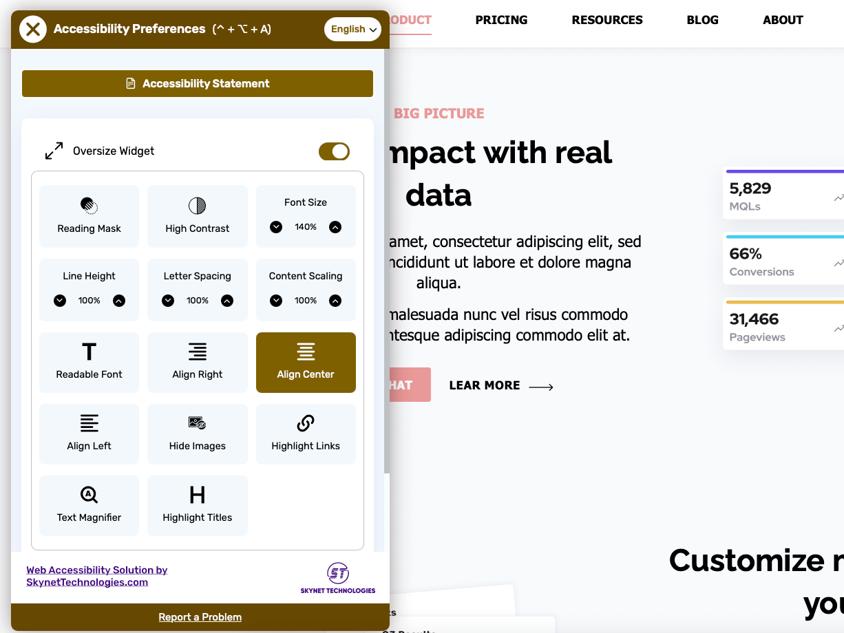 Adjust Letter Space and their alignment
